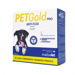 PET GOLD PRO ANTIPULGAS barra de 100 grs