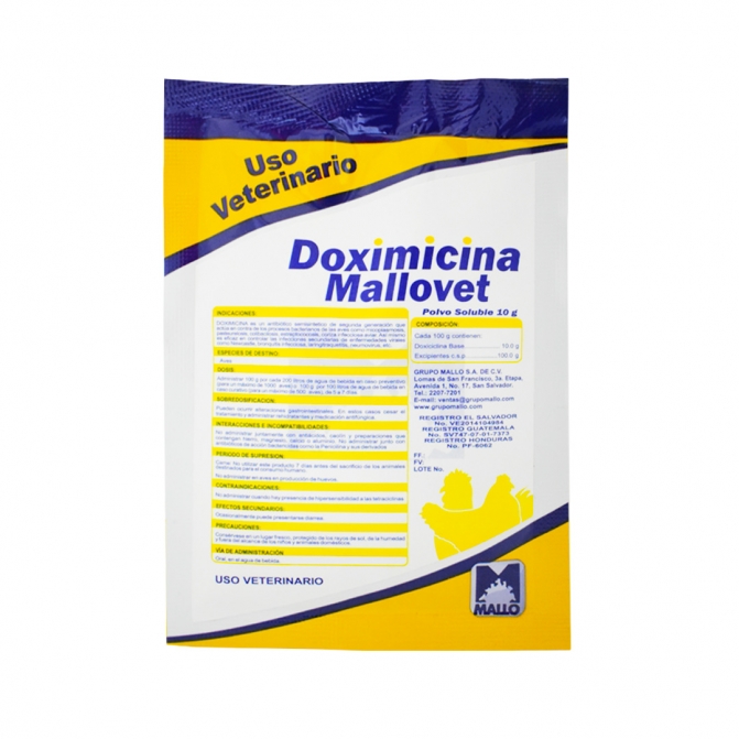 DOXIMICINA MALLOVET 10 g, 100 g 