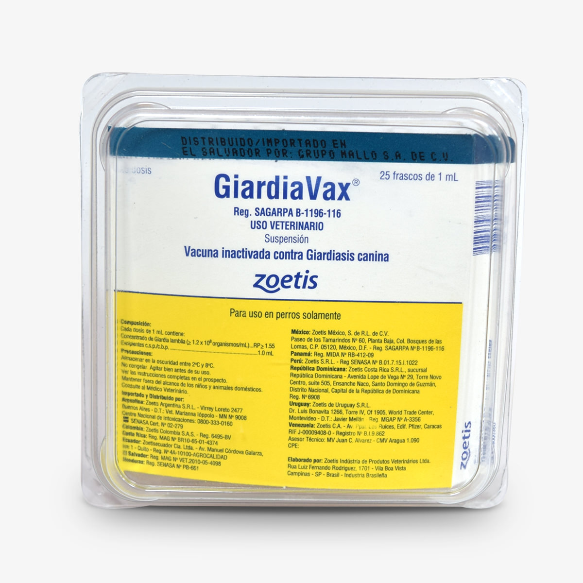 Giardiasis vacuna