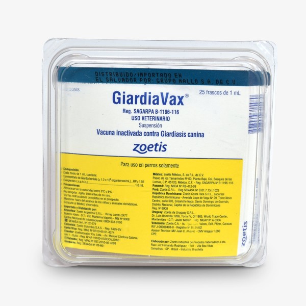 Giardiavax 1 ml - Giardiavax e importada